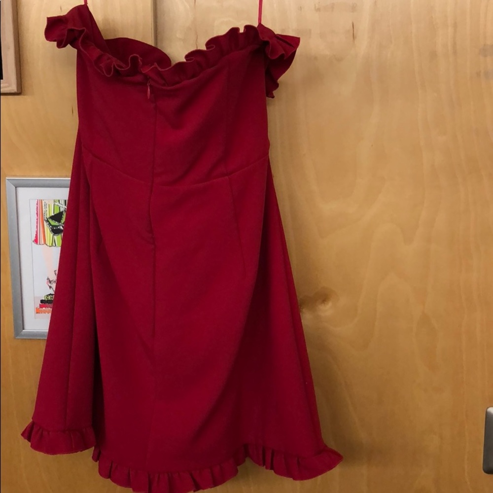 Pink cocktail dress